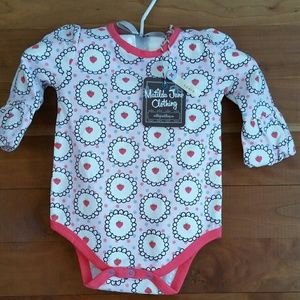 NWT Matilda Jane 3 to 6 months BY HEART bodysuit